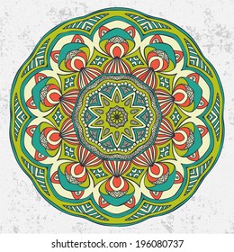 Mandala. Round Ornament Pattern