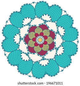 Mandala. Round Ornament Pattern
