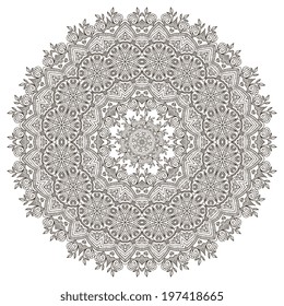 Mandala. Round Ornament Pattern