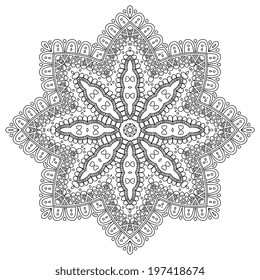 Mandala. Round Ornament Pattern