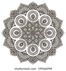 Mandala. Round Ornament Pattern