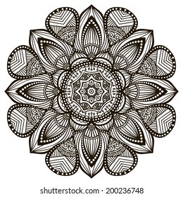 Mandala. Round Ornament Pattern