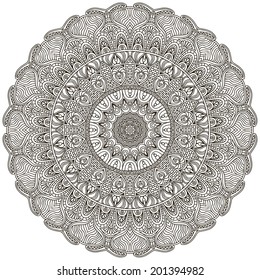 Mandala. Round Ornament Pattern