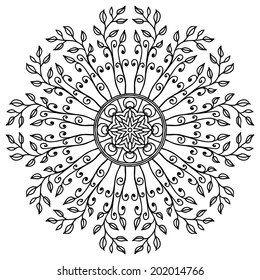 Mandala. Round Ornament Pattern