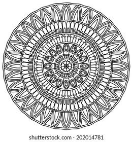 Mandala. Round Ornament Pattern