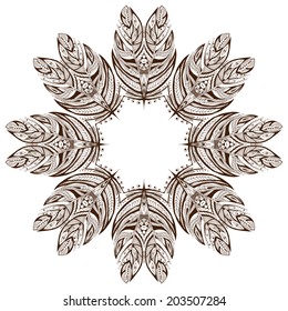 Mandala. Round Ornament Pattern