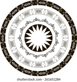 Mandala. Round Ornament Pattern