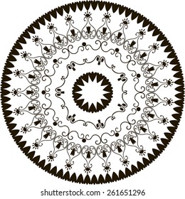 Mandala. Round Ornament Pattern