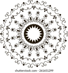 Mandala. Round Ornament Pattern