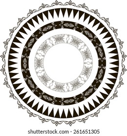 Mandala. Round Ornament Pattern