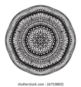 Mandala. Round Ornament Pattern