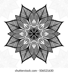 Mandala. Round Ornament Pattern.