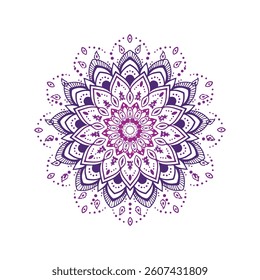 Mandala Round Ornament Pattern. Decorative pattern in oriental style. Ethnic Mandala With Colorful
