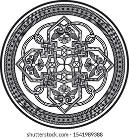Mandala Round Ornament Pattern Design