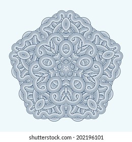 Mandala. Round Ornament Pattern. Element for design. 