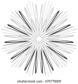 Mandala. Round Ornament Pattern. Ethnic ornament. Floral circular mandala