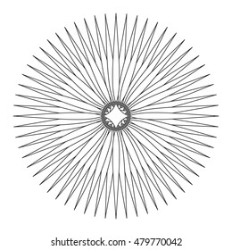 Mandala. Round Ornament Pattern. Ethnic ornament. Floral circular mandala