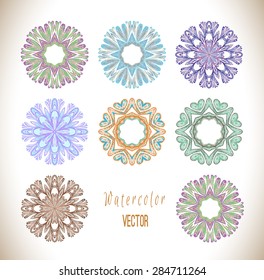Mandala. Round Ornament Pattern. Hand drawn background.