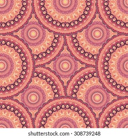 Mandala. Round Ornament Pattern. Hand drawn background. Islam, Arabic, Indian Turkish motifs.