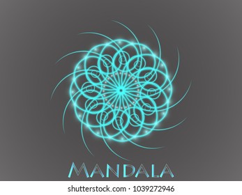 Mandala. Round Ornament Pattern. Islam, Arabic, Indian, ottoman motifs.