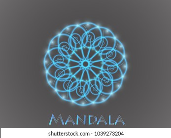 Mandala. Round Ornament Pattern. Islam, Arabic, Indian, ottoman motifs.