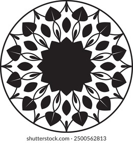 Mandala. Round Ornament Pattern, Mandala Line Illustration, mandala design