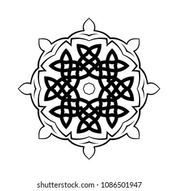 Mandala. Round Ornament Pattern. Vintage decorative elements. Hand drawn background. Islam, Arabic, Indian, ottoman motif