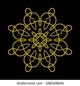 Mandala. Round Ornament Pattern. Vintage decorative elements. Hand drawn background. Islam, Arabic, Indian, ottoman motif