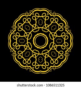 Mandala. Round Ornament Pattern. Vintage decorative elements. Hand drawn background. Islam, Arabic, Indian, ottoman motif
