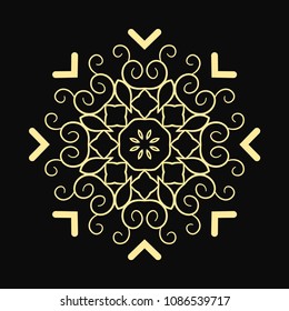 Mandala. Round Ornament Pattern. Vintage decorative elements. Hand drawn background. Islam, Arabic, Indian, ottoman motif
