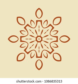 Mandala. Round Ornament Pattern. Vintage decorative elements. Hand drawn background. Islam, Arabic, Indian, ottoman motif