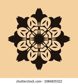 Mandala. Round Ornament Pattern. Vintage decorative elements. Hand drawn background. Islam, Arabic, Indian, ottoman motif