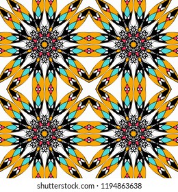 Mandala. Round Ornament Pattern. Vintage decorative elements. vector illustration