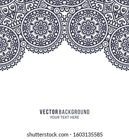 Mandala. Round Ornament Pattern. Vintage decorative elements