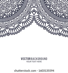 Mandala. Round Ornament Pattern. Vintage decorative elements