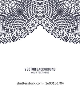 Mandala. Round Ornament Pattern. Vintage decorative elements