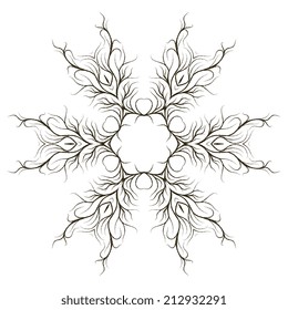 Mandala. Round Ornament Pattern. Vintage decorative elements. Hand drawn background. Islam, Arabic, Indian, ottoman motifs.