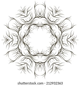 Mandala. Round Ornament Pattern. Vintage decorative elements. Hand drawn background. Islam, Arabic, Indian, ottoman motifs.