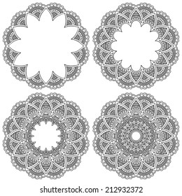 Mandala. Round Ornament Pattern. Vintage decorative elements. Hand drawn background. Islam, Arabic, Indian, ottoman motifs.
