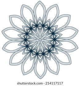 Mandala. Round Ornament Pattern. Vintage decorative elements. Hand drawn background. Islam, Arabic, Indian, ottoman motifs.
