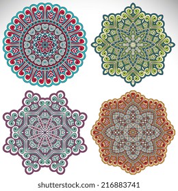 Mandala. Round Ornament Pattern. Vintage decorative elements. Hand drawn background. Islam, Arabic, Indian, ottoman motifs.