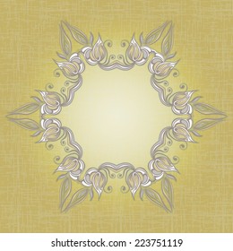 Mandala. Round Ornament Pattern. Vintage decorative elements.