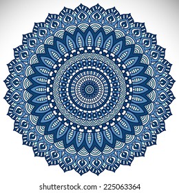 Mandala. Round Ornament Pattern. Vintage decorative elements. Hand drawn background. Islam, Arabic, Indian, ottoman motifs.