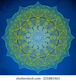 Mandala. Round Ornament Pattern. Vintage decorative elements. Hand drawn background. Islam, Arabic, Indian, ottoman motifs.