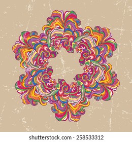 Mandala. Round Ornament Pattern. Vintage decorative elements.