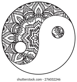 Mandala. Round Ornament Pattern. Vintage decorative elements. Hand drawn background. Islam, Arabic, Indian, ottoman motifs.