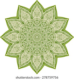 Mandala. Round Ornament Pattern. Vintage decorative elements. Hand drawn background. Islam, Arabic, Indian, ottoman motifs.