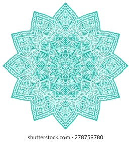 Mandala. Round Ornament Pattern. Vintage decorative elements. Hand drawn background. Islam, Arabic, Indian, ottoman motifs.
