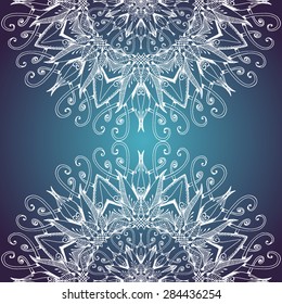 Mandala. Round Ornament Pattern. Vintage decorative elements. Hand drawn background. Islam, Arabic, Indian, ottoman motifs. Beautiful vintage ornament can be used as a greeting card