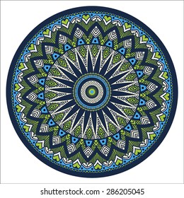 Mandala. Round Ornament Pattern. Vintage decorative elements. Hand drawn background. Islam, Arabic, Indian, ottoman motifs.